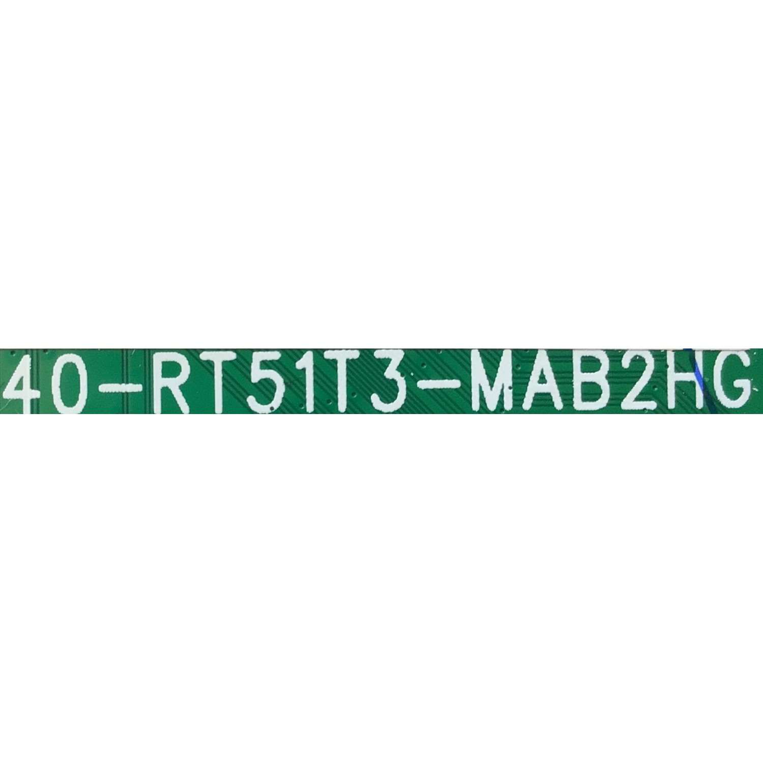 MAIN PARA TV TCL / NUMERO DE PARTE 30800-000233 / 40-RT51T3-MAB2HG /Z2C10101001691 / GNB000439A / V8-R851T02-LF / PANEL LVU430NDEL / DISPLAY T430QVN03.0 / MODELO 43S434 - Imagen 2